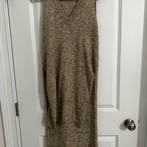 Zara Knit Sleeveless Asymmetrical sweater